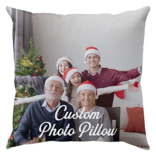 Custom Pet Photo Pillow with Family Portrait Decoration
