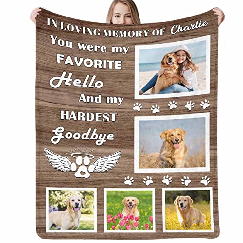 Custom Pet Photo Throw Blanket - Personalized Gift