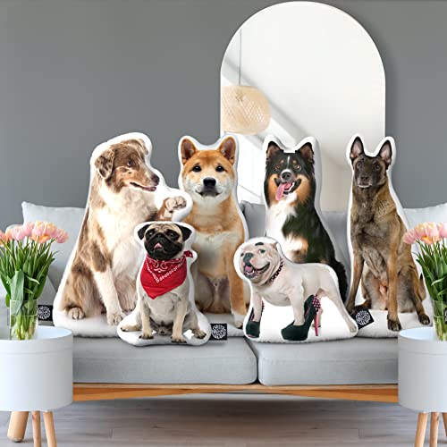 Personalized Dog Shaped Pillow - Perfect Gift Choice