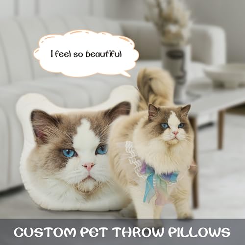 Custom Pet Photo Pillow - Dog Cat Face Idol