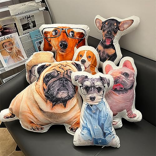 Custom Pet Pillow 3D Shaped with Pet Photo