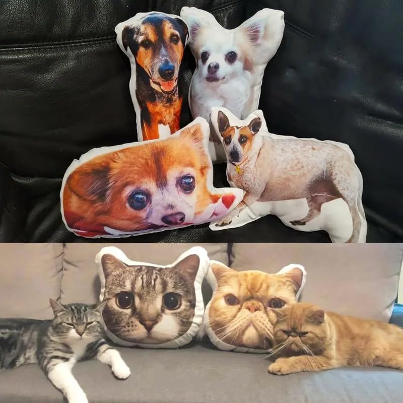 Custom 3D Printed Pet Picture Pillow (8-28 inch)