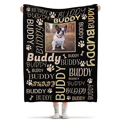 Custom Name Dog Blanket - Personalized Pet Throw