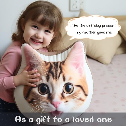 Custom Pet Photo Pillow - Dog Cat Face Idol