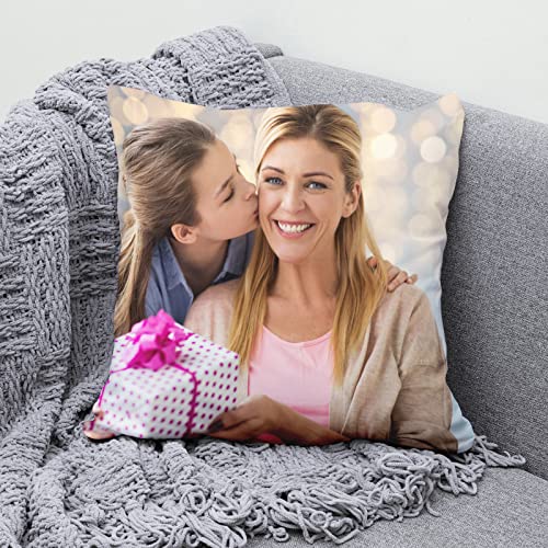 Custom Pet Photo Pillow with Family Portrait Decoration