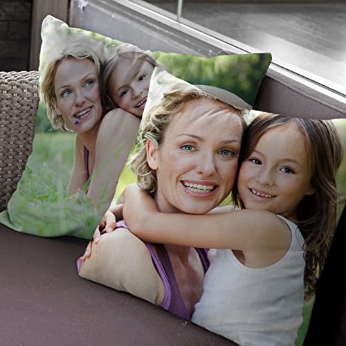 Custom Pet Photo Pillow with Family Portrait Decoration