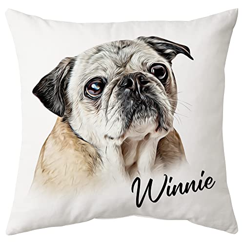 Custom Dog Photo Pillow for Pet Lovers Gift