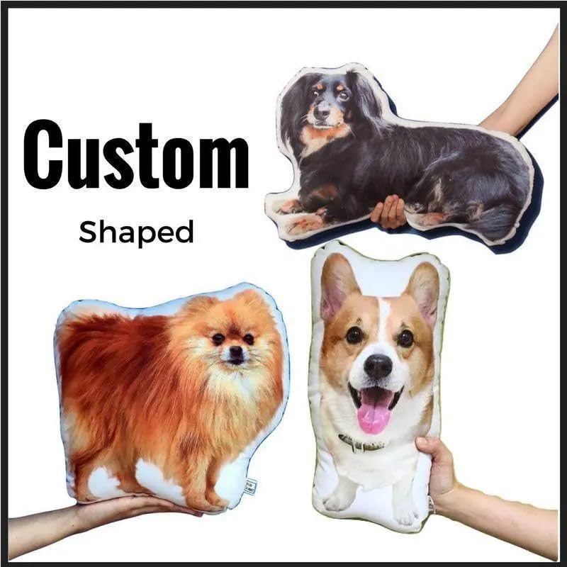 Custom 3D Printed Pet Picture Pillow (8-28 inch)