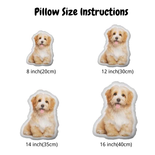 Custom Pet Shaped Double Sided Photo Pillows - 8inches