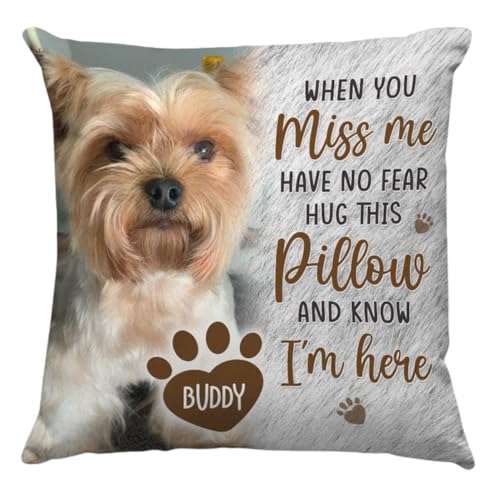 Personalized Pet Memorial Throw Pillow - Pawfect House