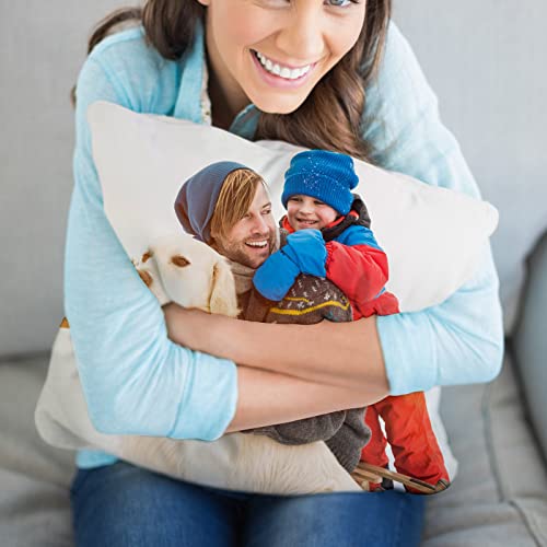 Custom Pet Photo Pillow with Family Portrait Decoration