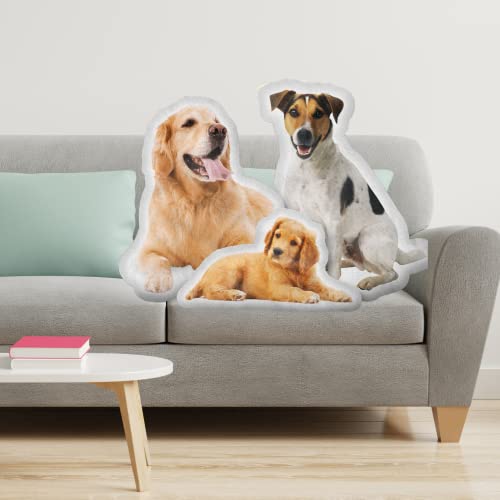 Custom Pet Shaped Double Sided Photo Pillows - 8inches