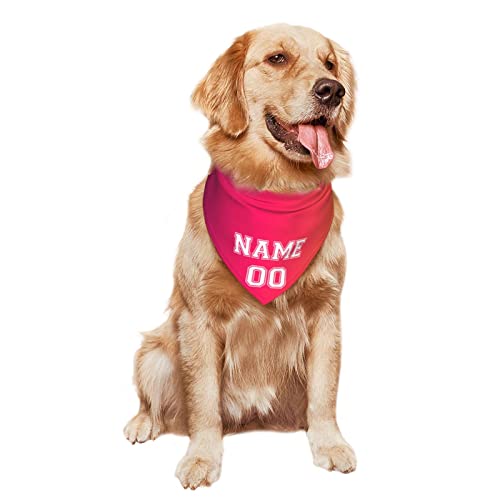 Custom Pet Bandanas - Personalize with Your Text or Image