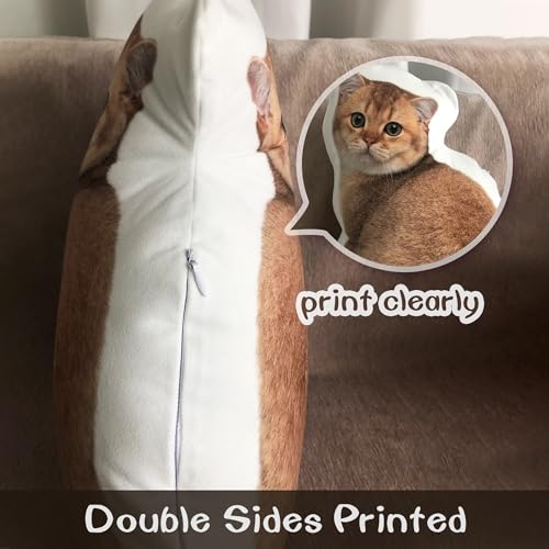 Custom Pet Photo Pillow - Dog Cat Face Idol
