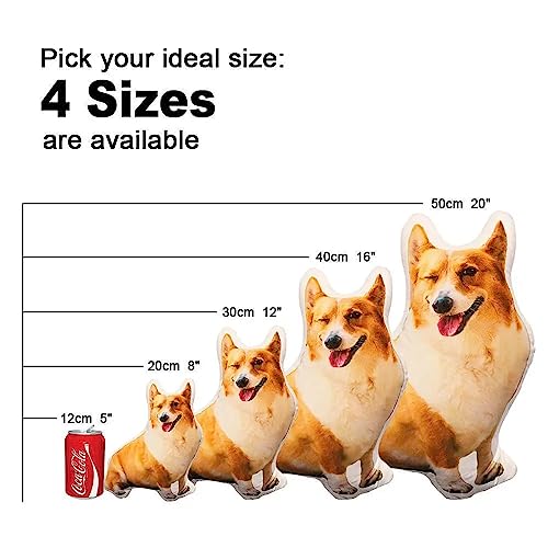 Custom 3D Printed Pet Picture Pillow (8-28 inch)