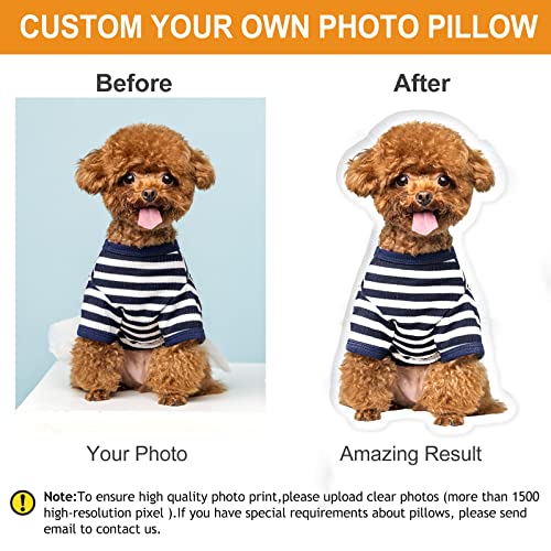 Personalized Double-Sided Pet Photo Pillow - Lovely Holiday Gift