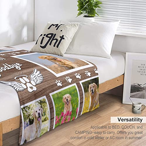 Custom Pet Photo Throw Blanket - Personalized Gift