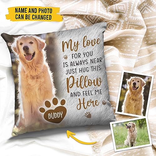 Personalized Pet Memorial Throw Pillow - Pawfect House