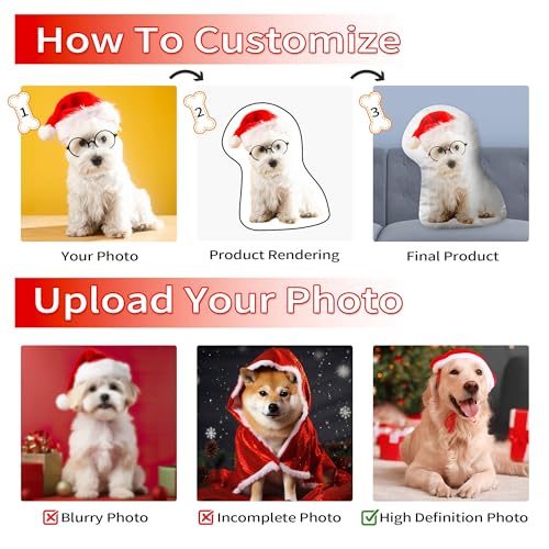 Unique Custom Pet Pillow - Double Sided 8 Inch