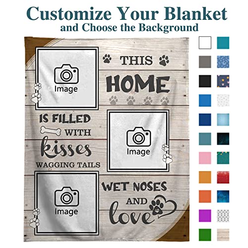 Personalized Photo Dog Blanket for Pet Lovers