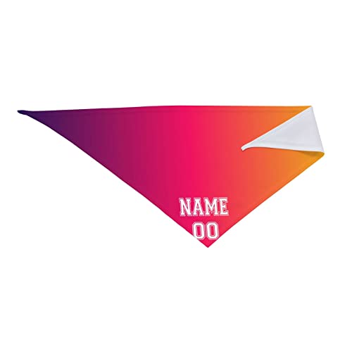 Custom Pet Bandanas - Personalize with Your Text or Image