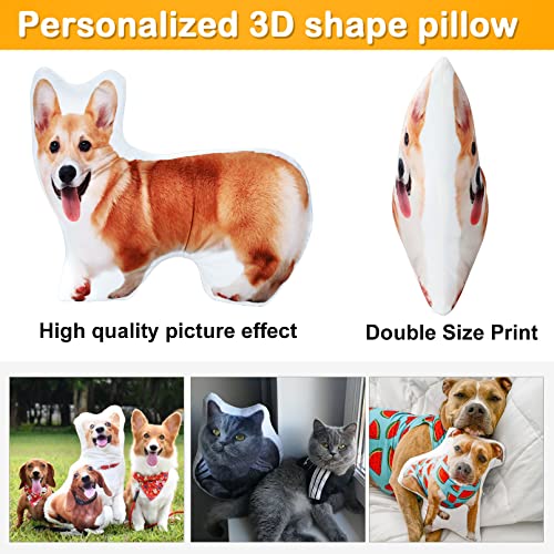 Personalized Pet Shaped Pillow with Your Funny Photos