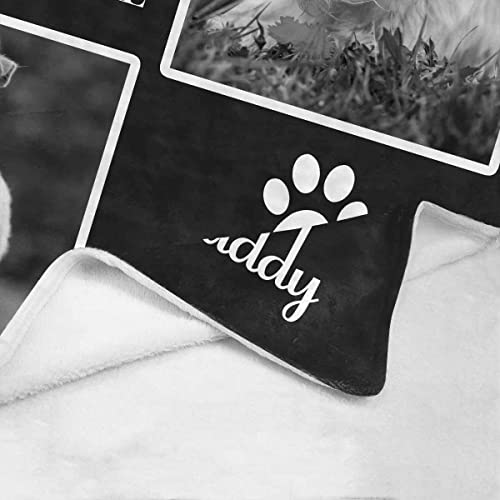 Personalized Memorial Blanket with Photos and Name
