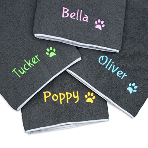 Personalized Water Resistant Dog Blanket with Custom Embroidery