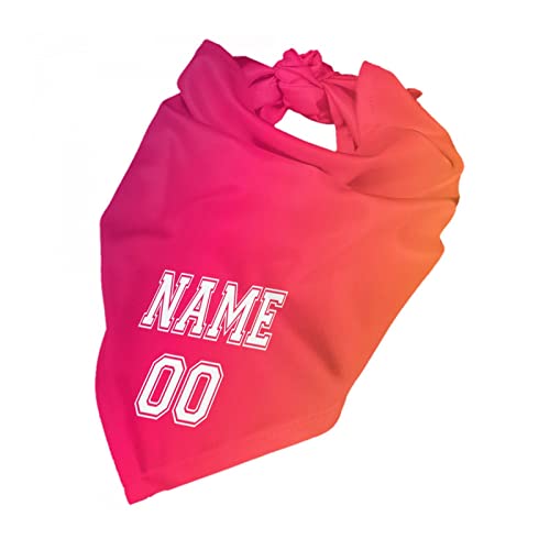 Custom Pet Bandanas - Personalize with Your Text or Image