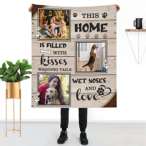 Personalized Photo Dog Blanket for Pet Lovers