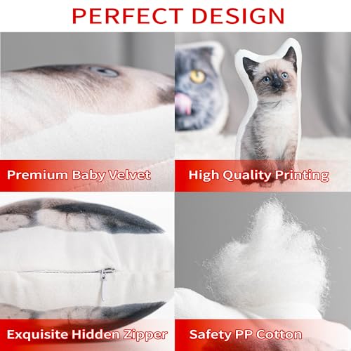 Unique Custom Pet Pillow - Double Sided 8 Inch