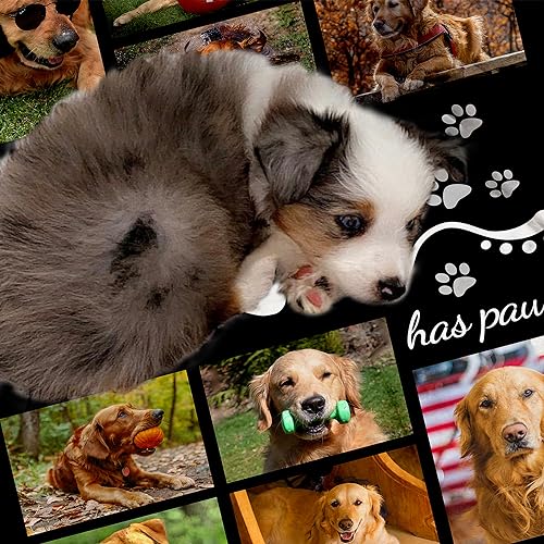 Personalized Dog Memorial Blanket with Custom Photo