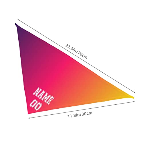 Custom Pet Bandanas - Personalize with Your Text or Image