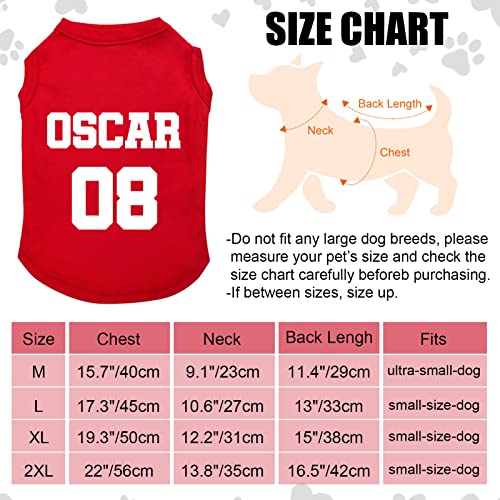 Custom Dog Soccer Jersey with Personalized Name & Number