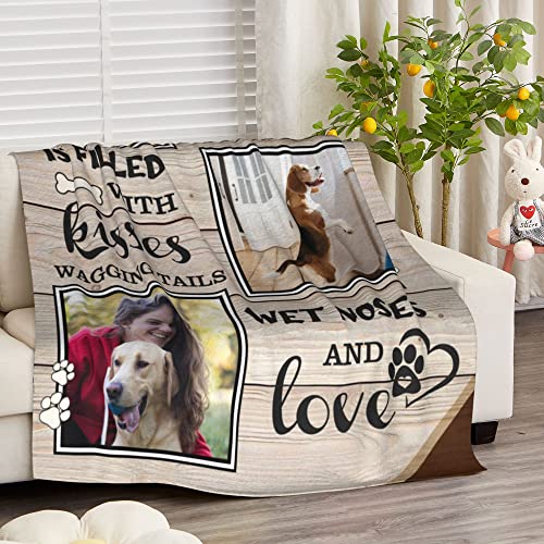 Personalized Photo Dog Blanket for Pet Lovers