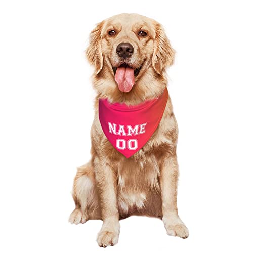 Custom Pet Bandanas - Personalize with Your Text or Image