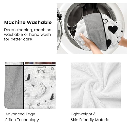 Personalized Dog Blanket with Custom Photo - Large Size