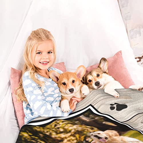 Personalized Photo Dog Blanket for Pet Lovers