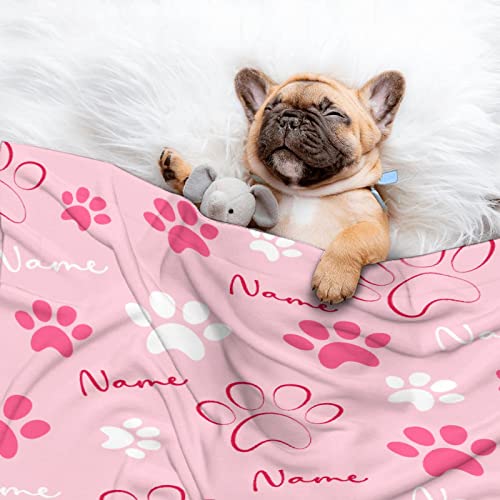 Personalized Pet Name Blanket - Cute and Cozy!