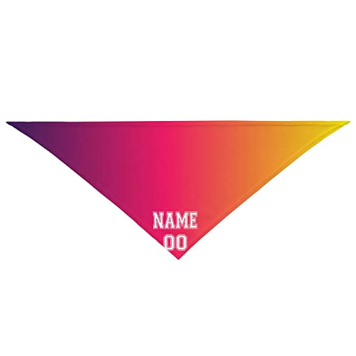 Custom Pet Bandanas - Personalize with Your Text or Image