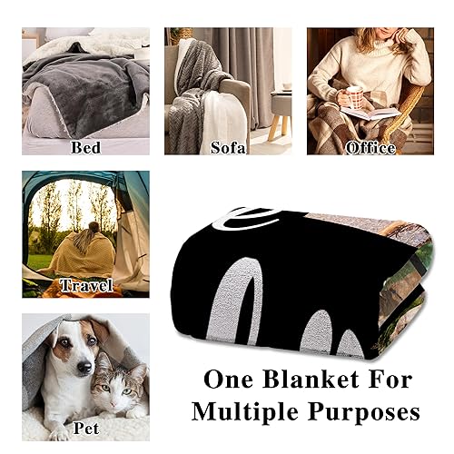 Personalized Dog Memorial Blanket with Custom Photo