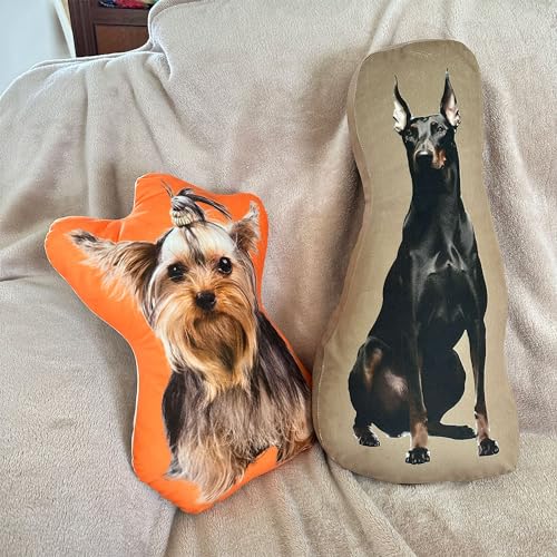 Personalized Custom Dog Pillow with Photo, Custom Shaped