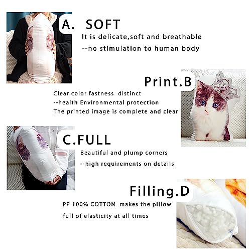 Personalized Custom Pet Pillow with Your Pet's Likeness