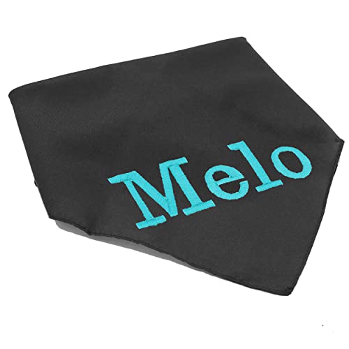 Custom Embroidered Dog Bandana - Personalized Pet Scarf