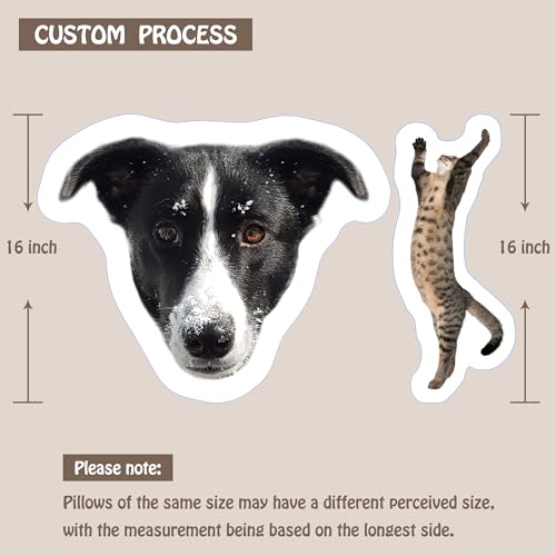 Personalized Custom Pet Pillow with Your Pet's Likeness