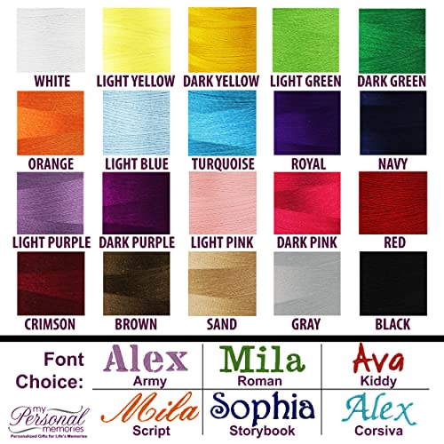 Custom Embroidered Dog Bandana - Personalized Pet Scarf