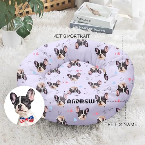 Personalized Custom Pet Bed for Dogs and Cats