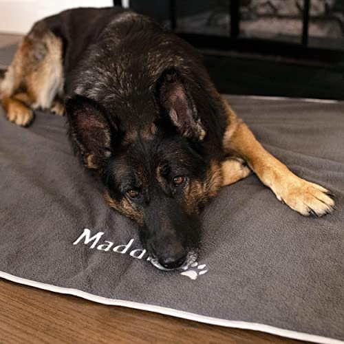 Personalized Water Resistant Dog Blanket with Custom Embroidery
