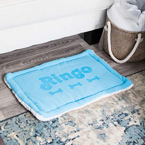 Personalized Dog Crate Mat - Small - Color Options