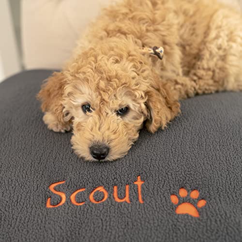 Personalized Water Resistant Dog Blanket with Custom Embroidery